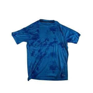 Spalding XL Blue Athletic Tee Moisture-Wicking Performance Shirt Short Sleeve